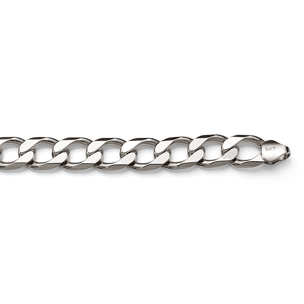 Sterling Silver Heavy Curb Necklace