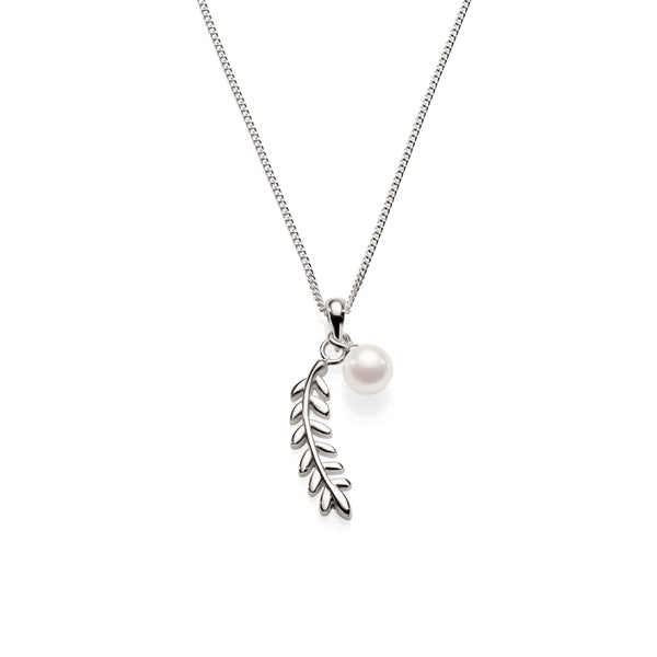 Sterling Silver Pearl Pendant with Chain