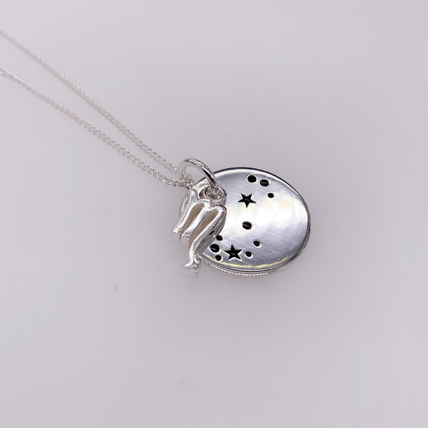 Sterling Silver Scorpio pendant with chain