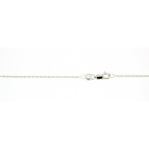 Sterling Silver double cable 40cm chain