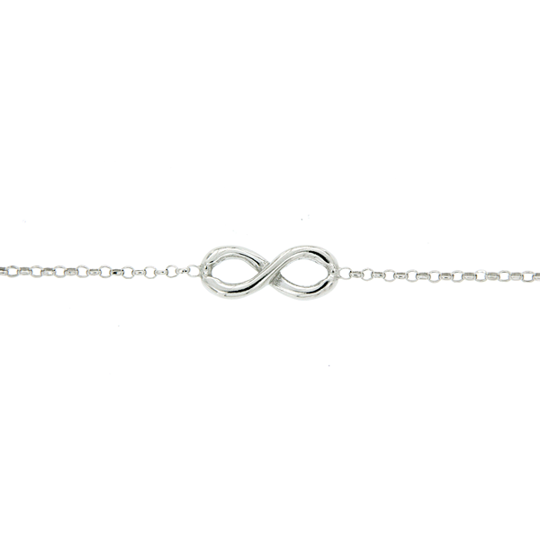 Sterling Silver Infinity Bracelet