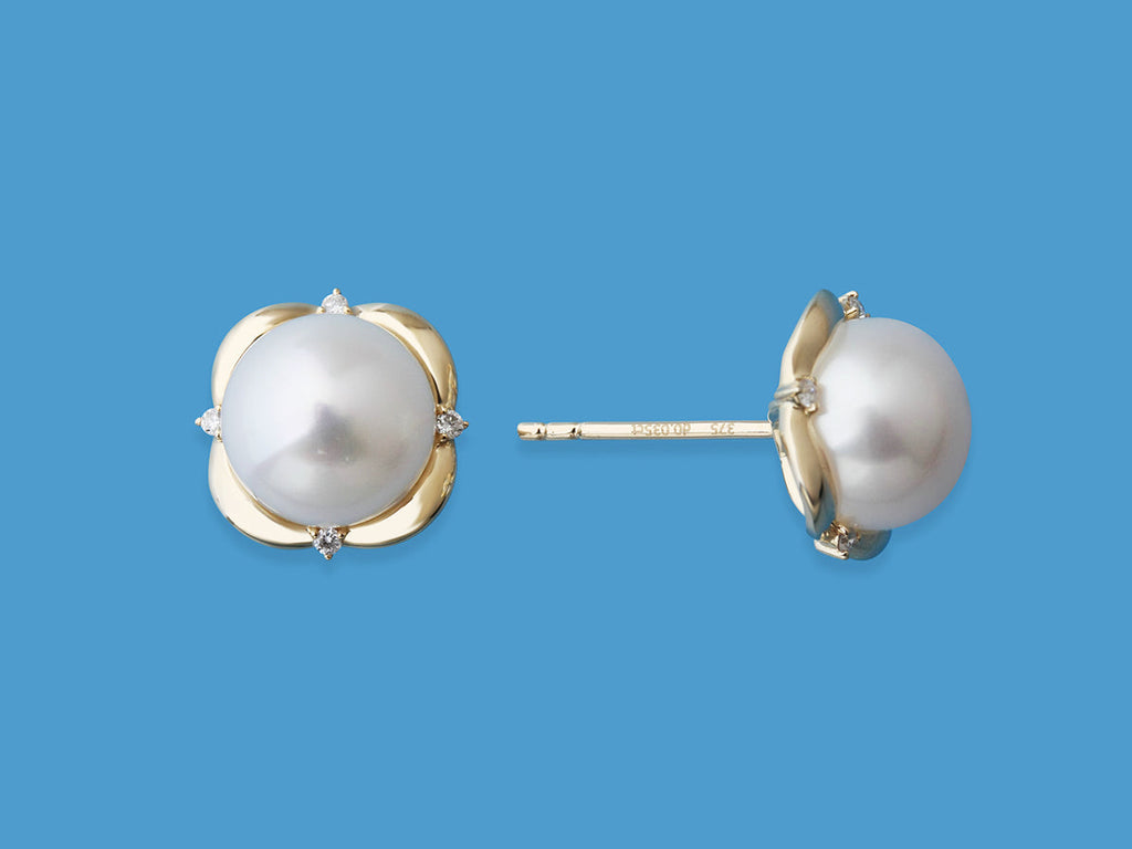 ROCKHAMPTON QLD,Pearl Jewellery, Womens, Mothers Day '22, Metal Colour_Yellow Gold, Polished, Metal Type_9k Yellow Gold, Gemstone Type_Diamond (7254114107556)