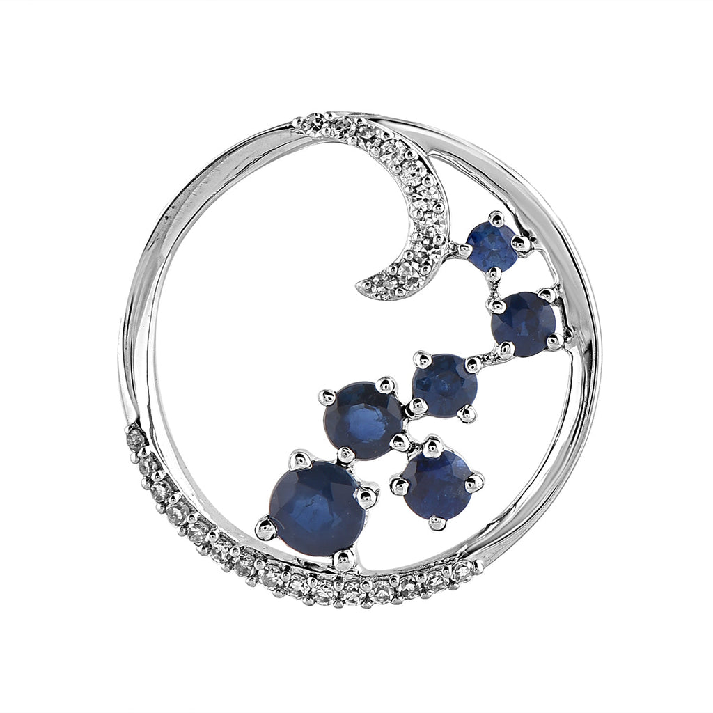 ROCKHAMPTON QLD,Pendants & Necklaces, Coloured Stone & CZ Pend & Neck, Womens, Mothers Day '22, Metal Colour_White Gold, Polished, Metal Type_9k White Gold, Gemstone Type_Diamond (7254115123364)
